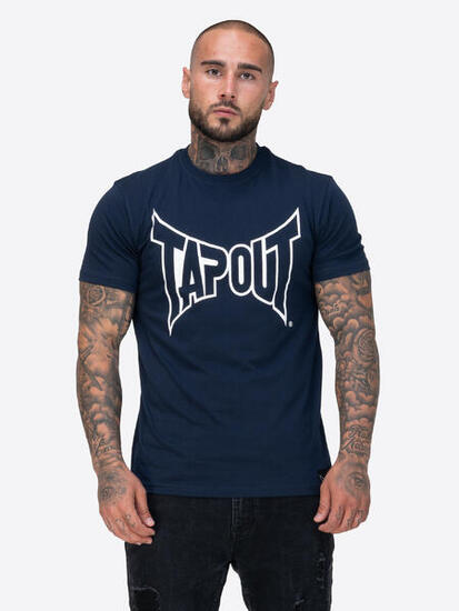 TAPOUT Herren T-Shirt normale Passform LIFESTYLE BASIC TEE