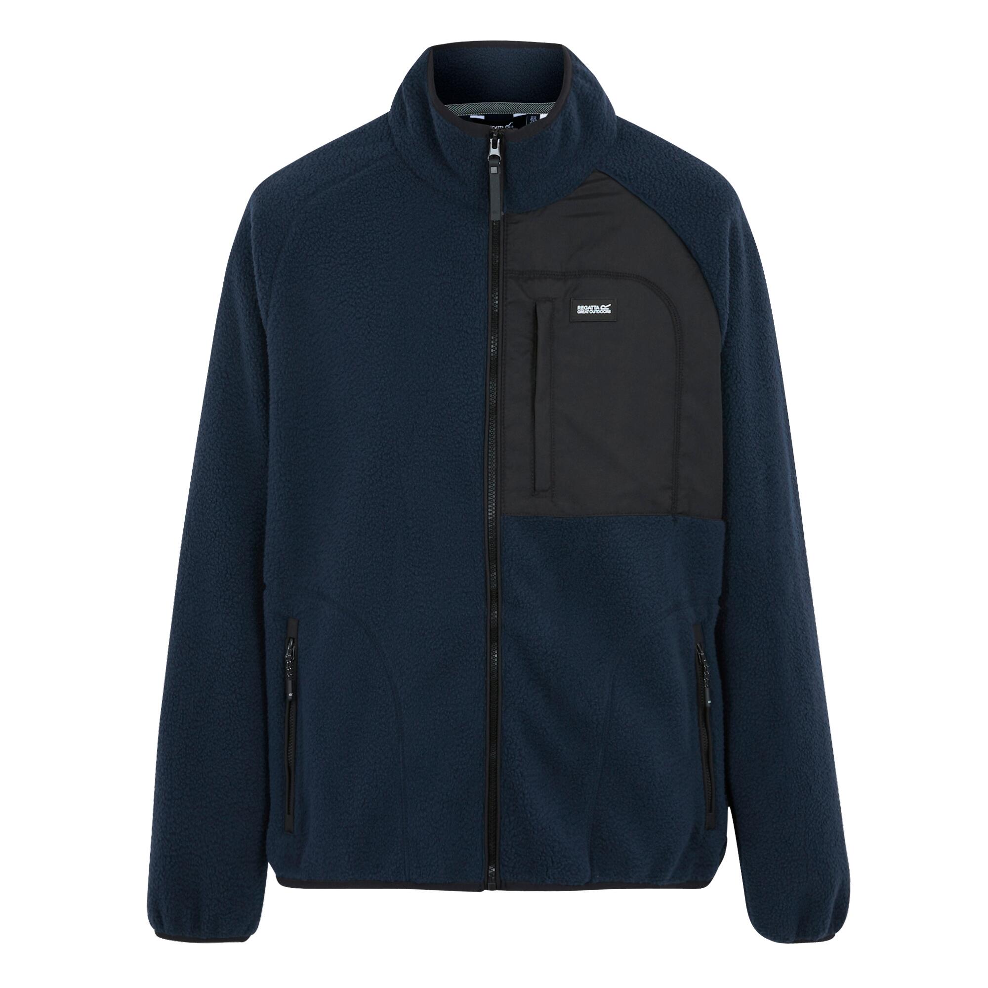 REGATTA Mens Frankie Borg Fleece Jacket (Navy)