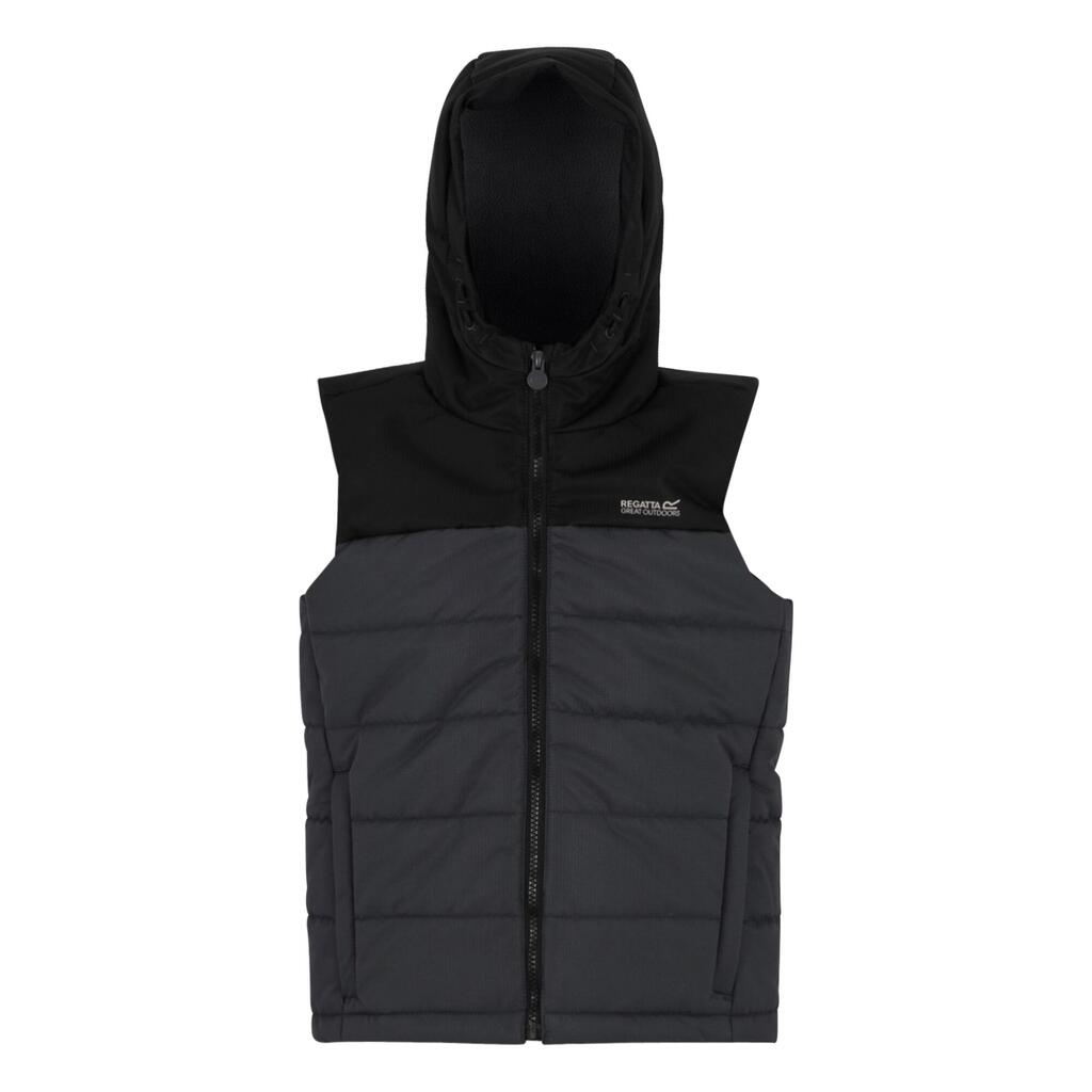 Childrens/Kids Lofthouse Body Warmer (Black/Seal Grey)