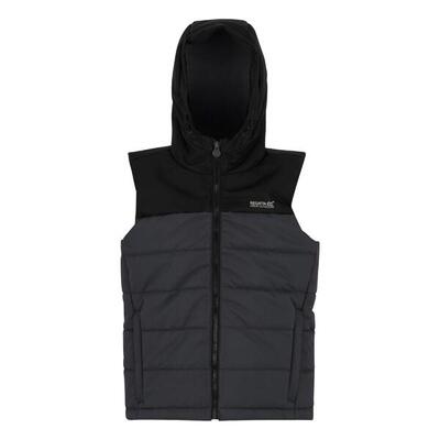 Lofthouse bodywarmer voor kinderen/kinderen (zwart/seal grey)