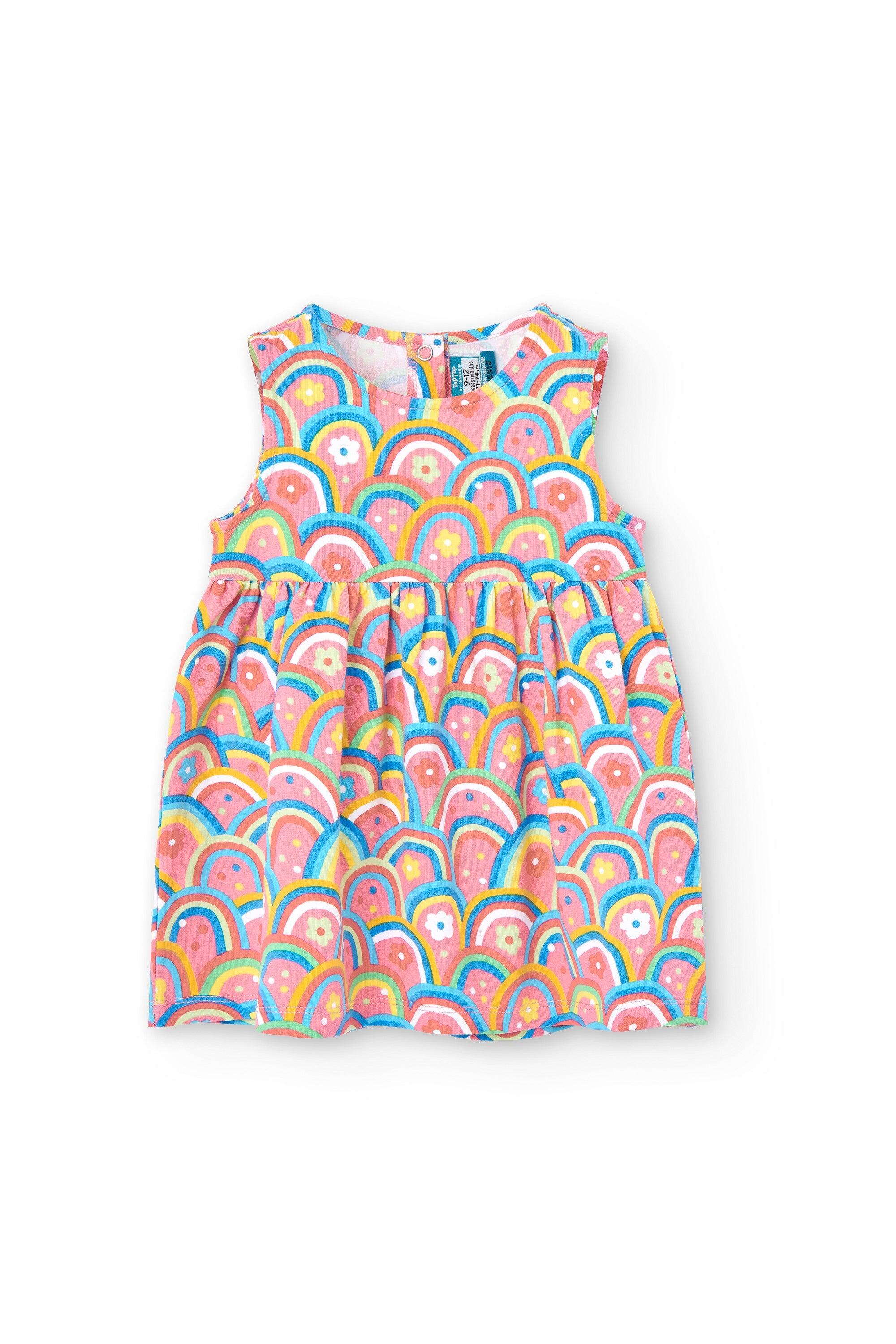 vestido de bebê estampado 2/4