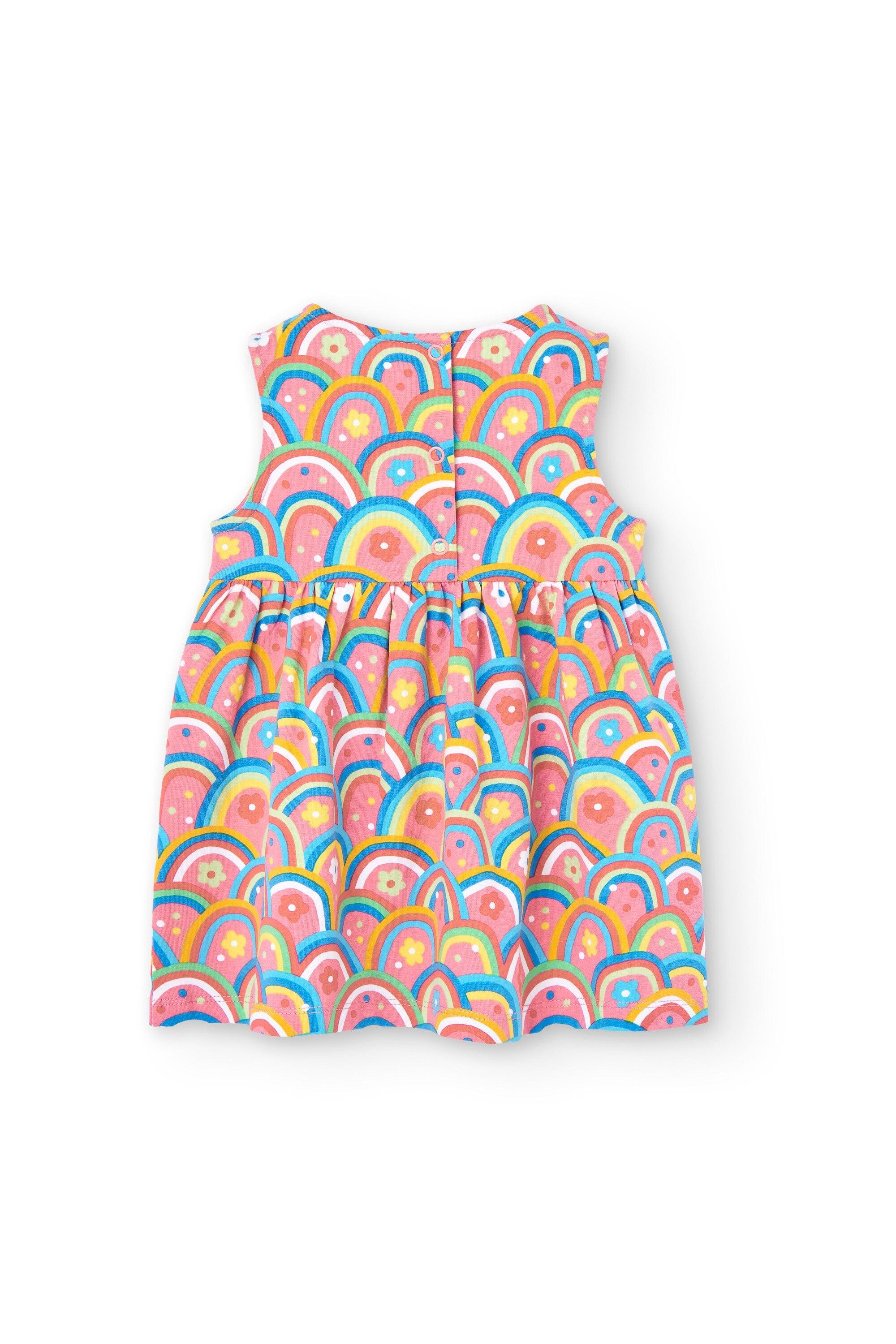 vestido de bebê estampado 4/4