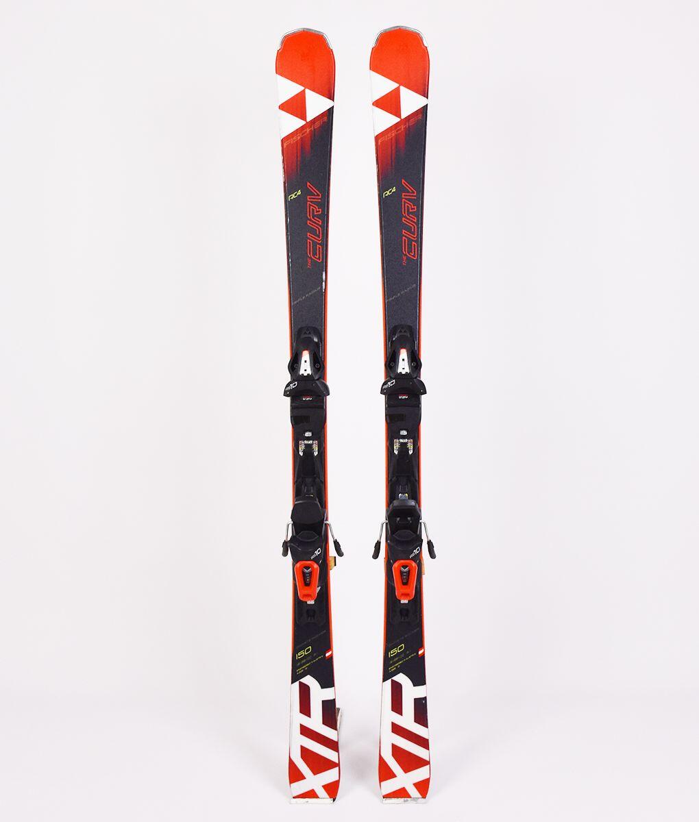 RECONDITIONNE - Ski Occasion Fischer RC4 The Curv XTR (rouge/ blanc) - BON 2/3