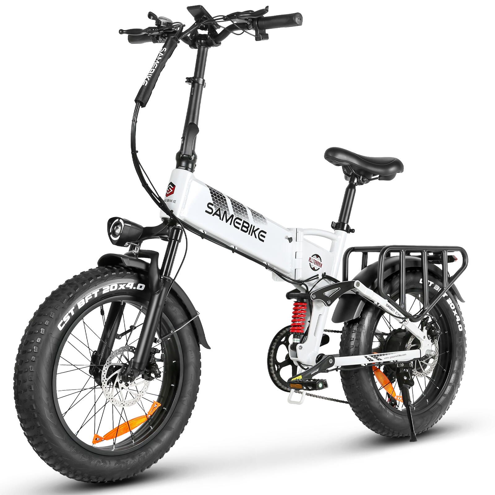 SAMEBIKE RS-A02 Pro składany rower elektryczny 20 cali z akumulatorem 48 V 15 Ah