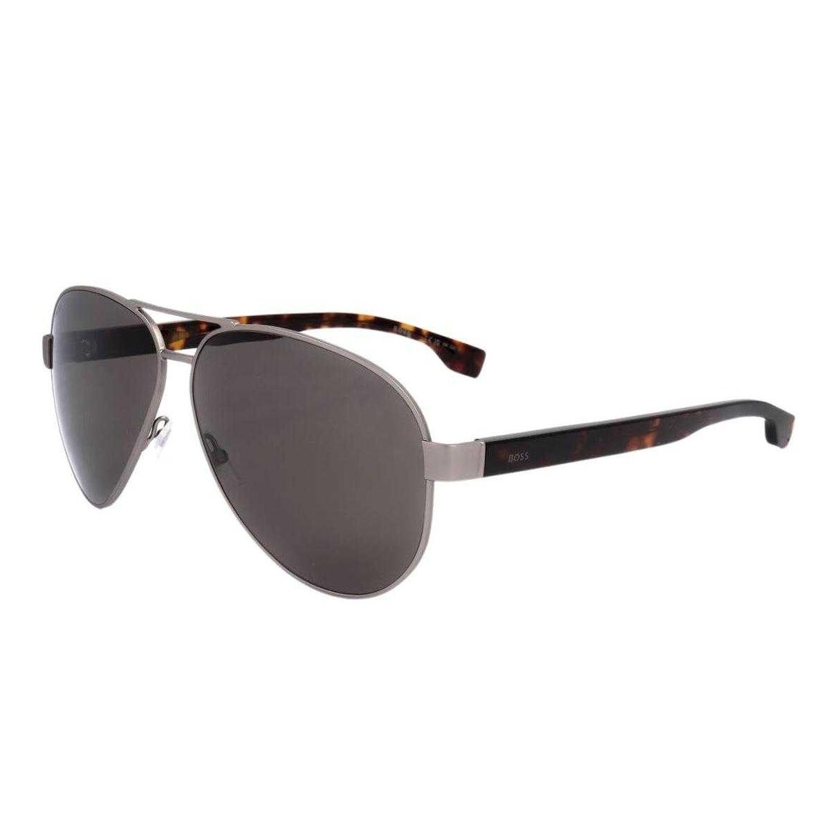 UnifarbenSonnenbrille für Herren Silber 2/2