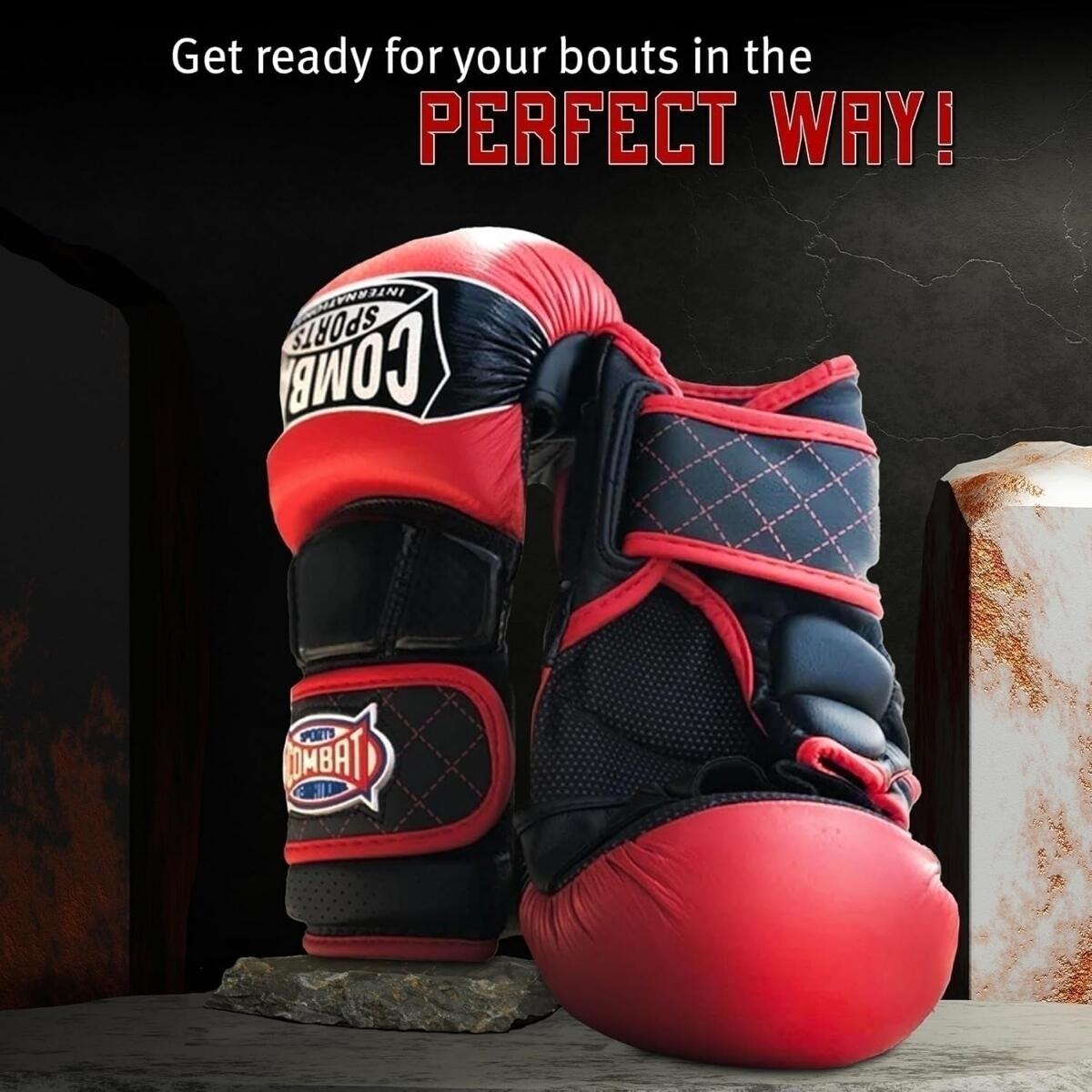 Gants MMA Max Strike Combat Sports - Blanc - XL 6/7