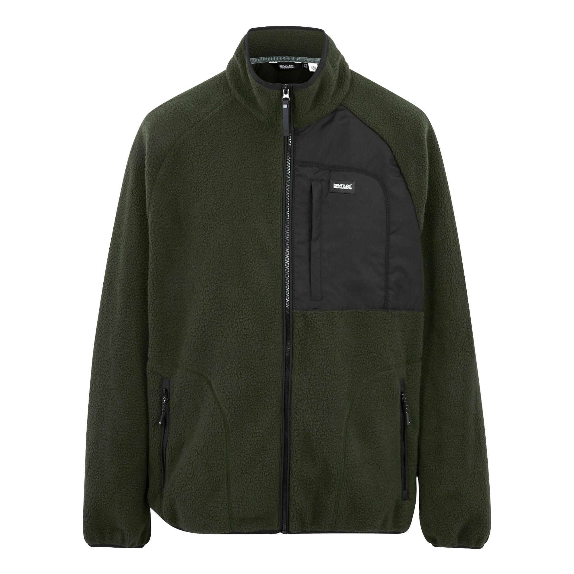 REGATTA Mens Frankie Borg Fleece Jacket (Dark Khaki)