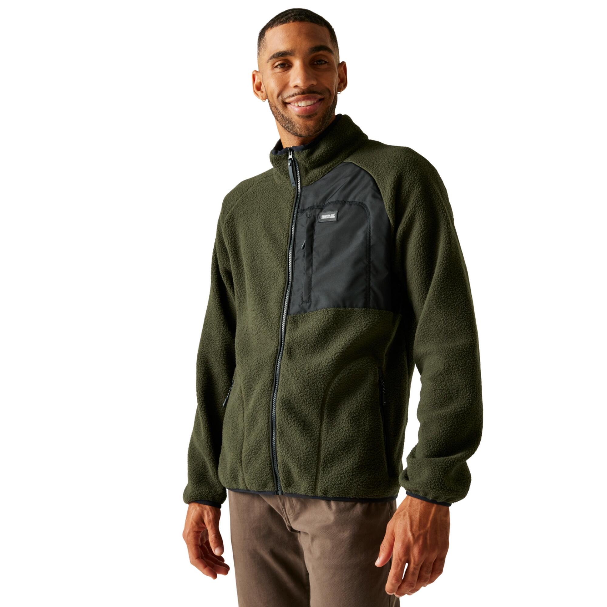 Veste Polaire FRANKIE Homme (Kaki Foncé) 4/5