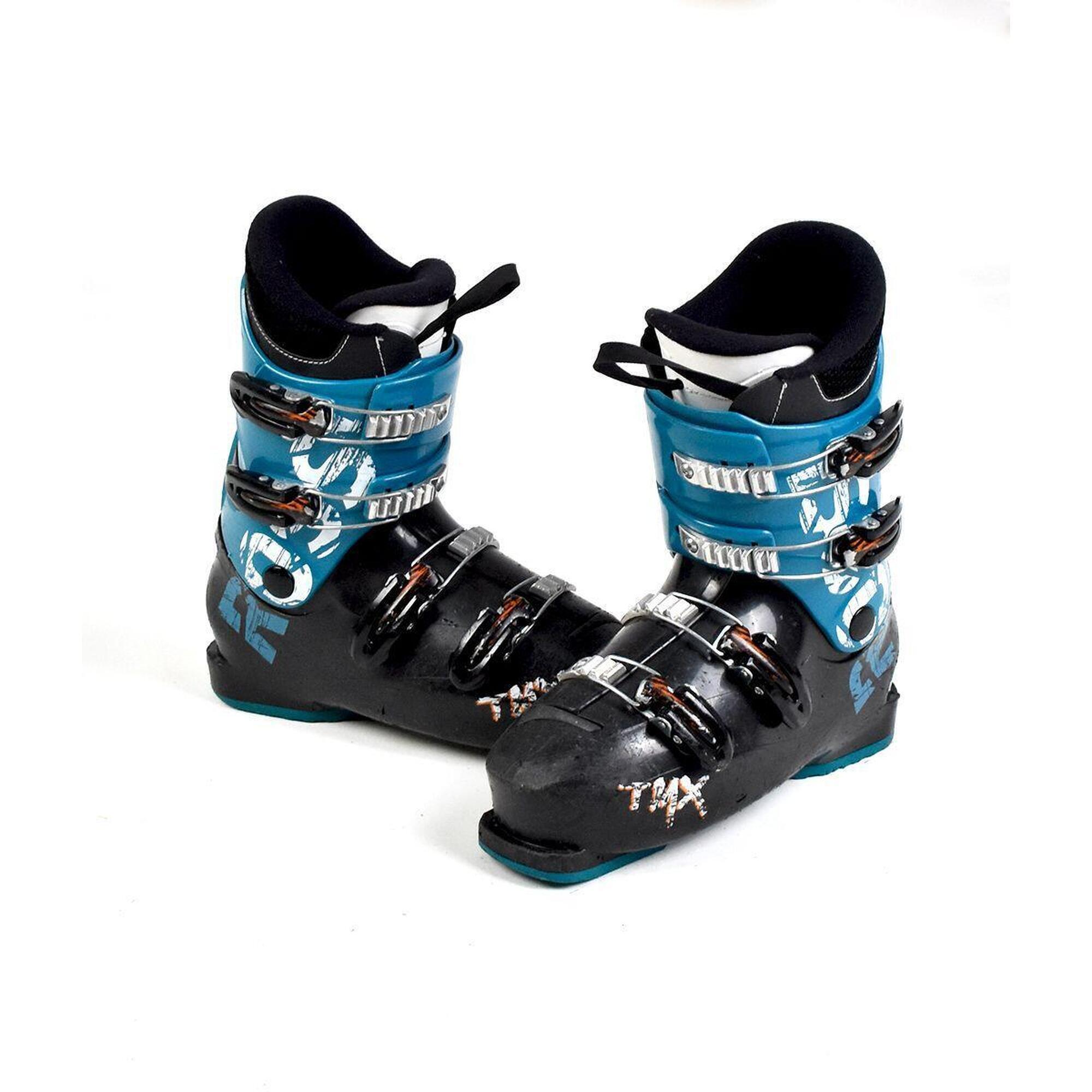 Rossignol - Reconditionne - Chaussure De Ski Occasion Rossignol Tmx J4 (bleu/noir) - Bon - Chaussures De Ski - Multicolore - 24 Cm - Decathlon