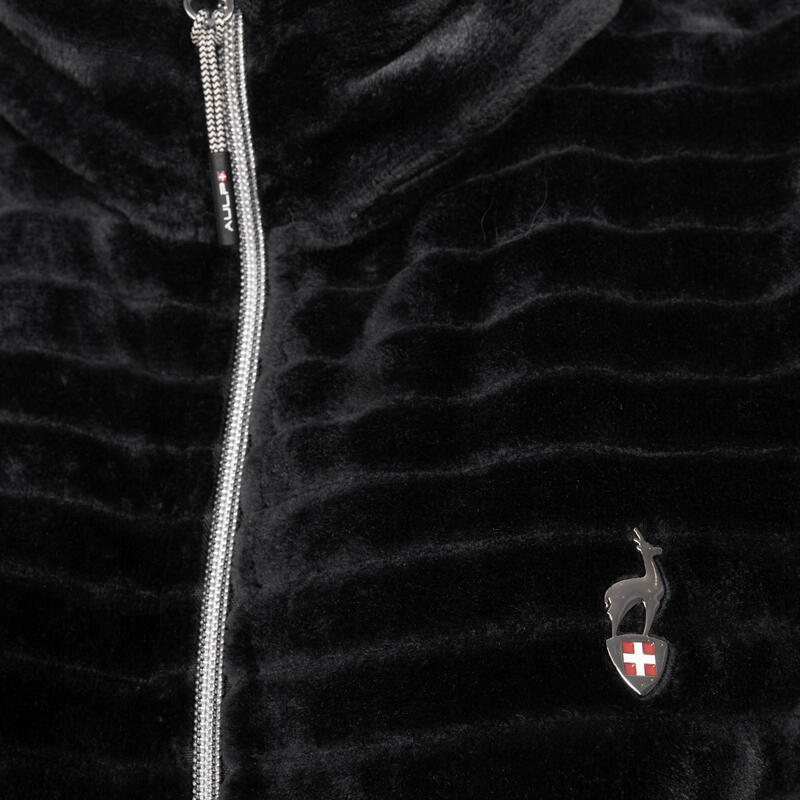 Hanorac din fleece pentru femei cu fermoar Verko