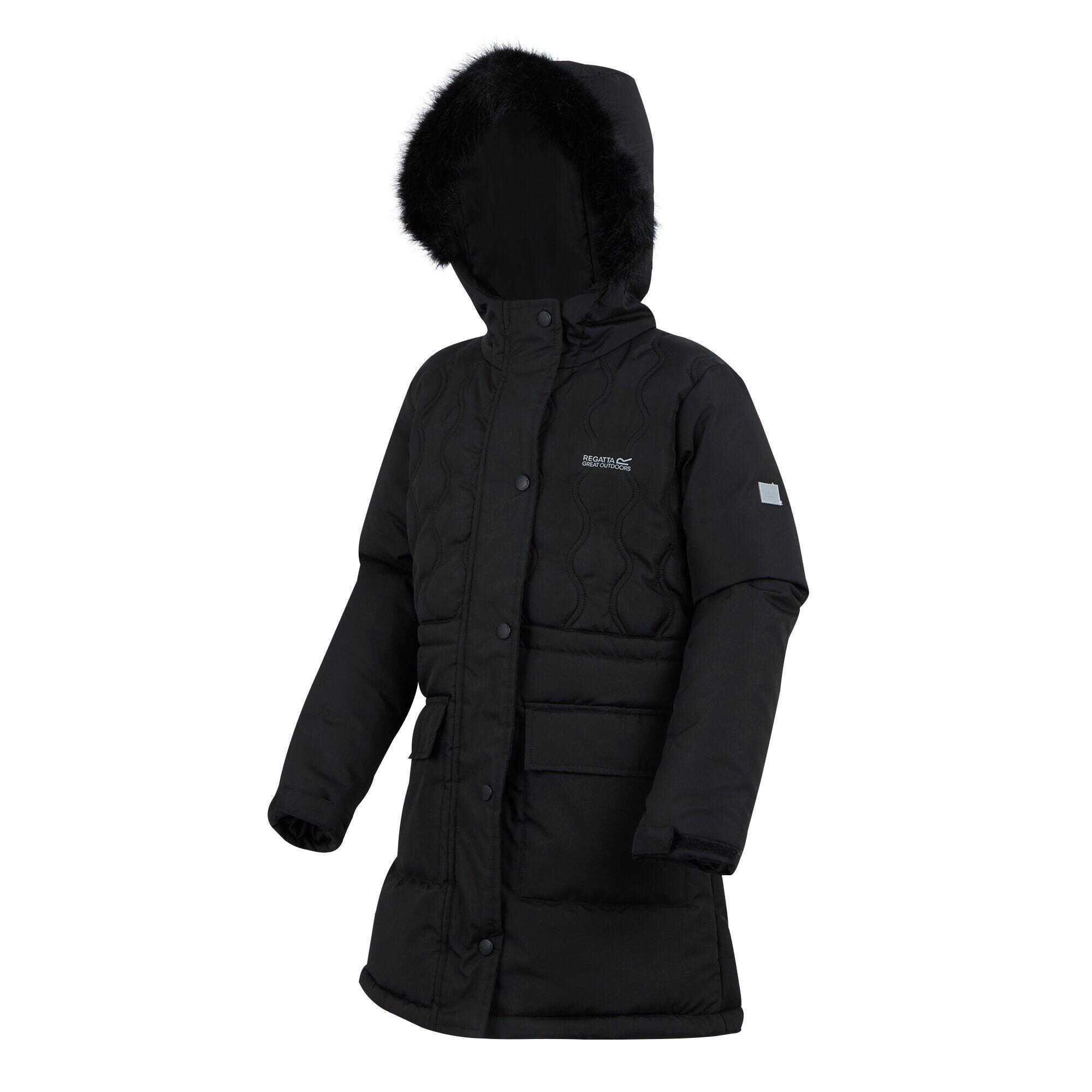 Veste Motif/style Matelassé FABRIZIA Enfant (Noir) 3/5