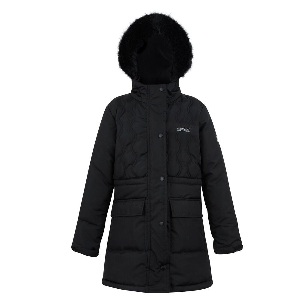 Childrens/Kids Fabrizia II Quilted Jacket (Black)