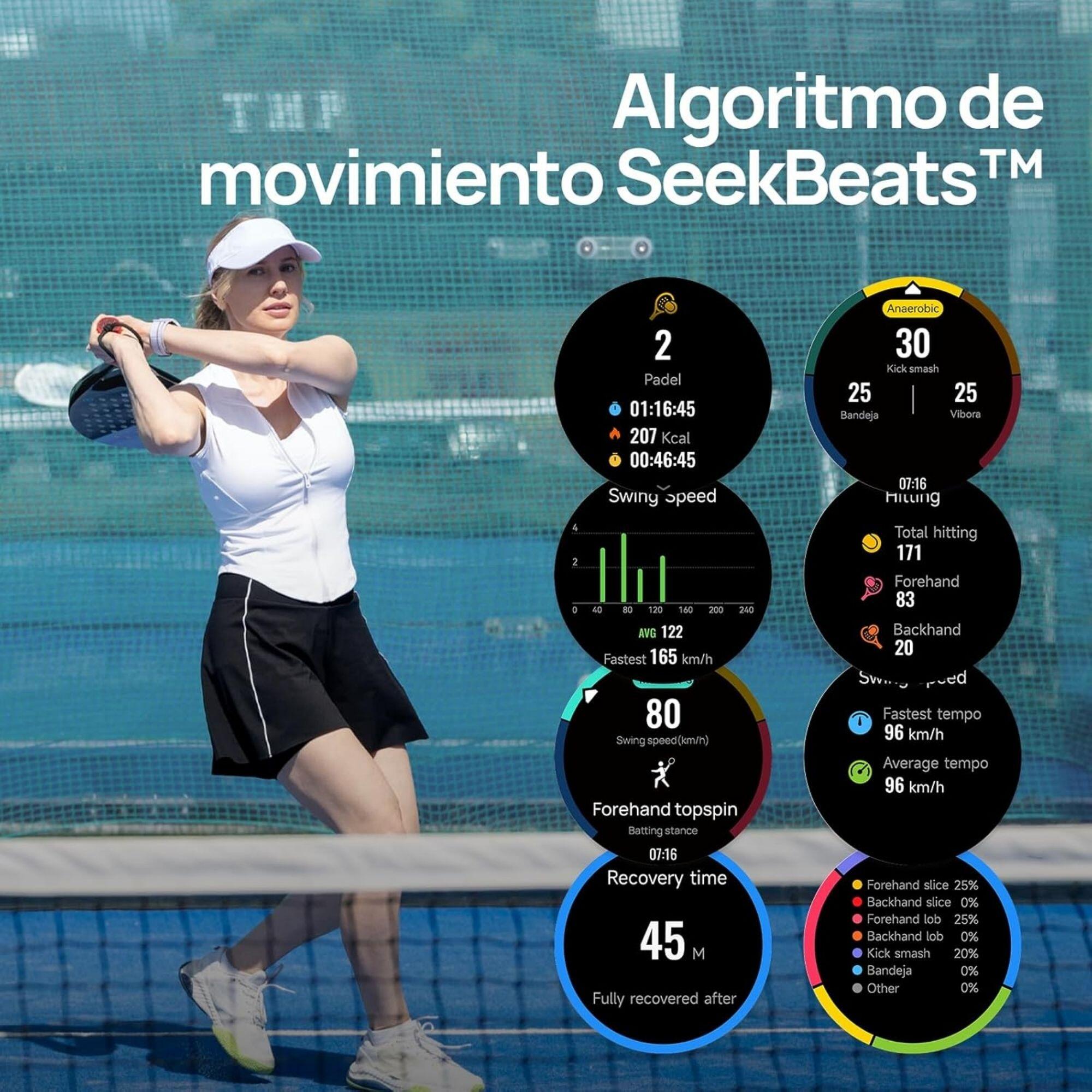 GS Active2 smartwatch AMOLED 150+ Sport, Padel Pro, Running, GPS. Autonomia 20gg 3/8