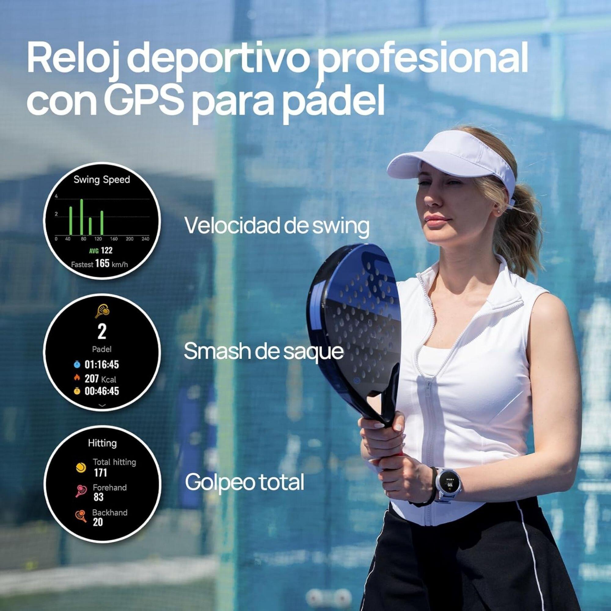 GS Active2 smartwatch AMOLED 150+ Sport, Padel Pro, Running, GPS. Autonomia 20gg 2/8