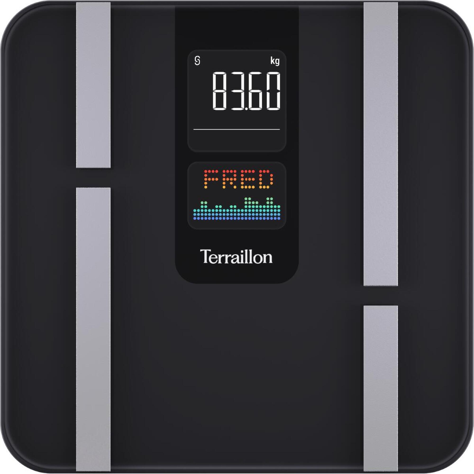 Terraillon - Pèse-personne Connecté Bluetooth ,analyse Des Masses, Écran Couleur - Balance - No Size - Decathlon