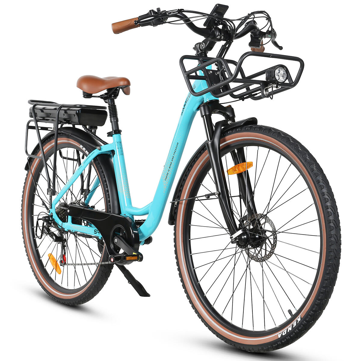 SAMEBIKE RS-A07 City Commuter E-Bike met 36V13Ah accu 3/4
