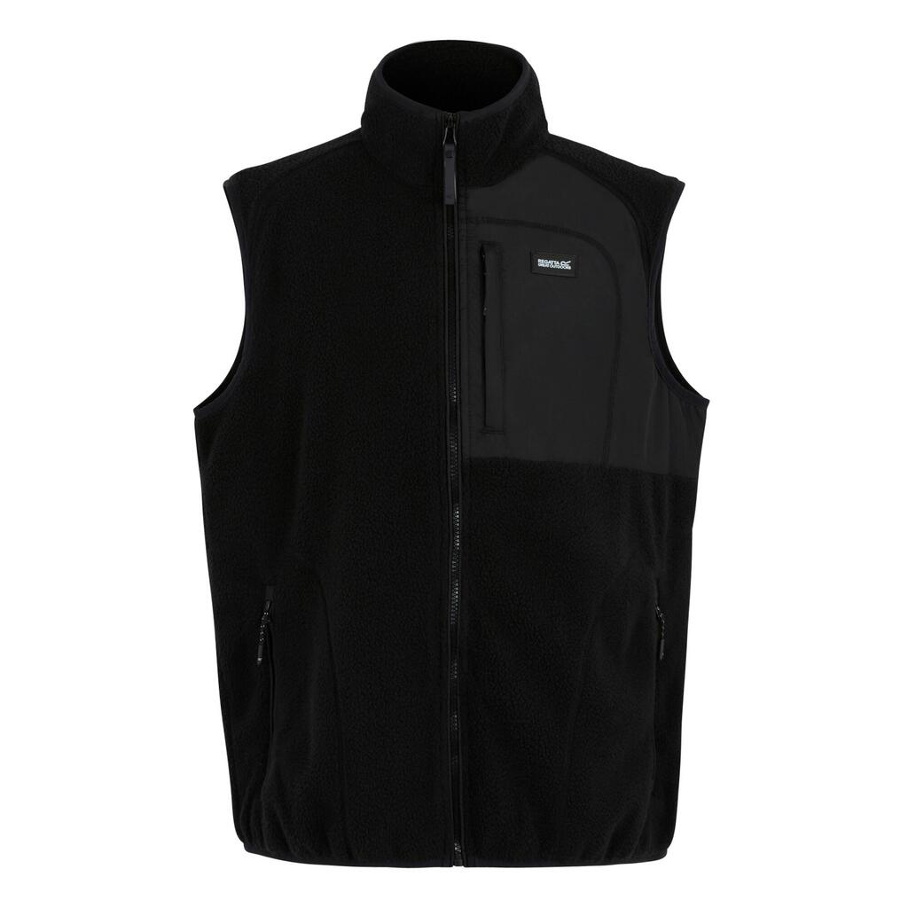 Mens Frankie Borg Body Warmer (Black)