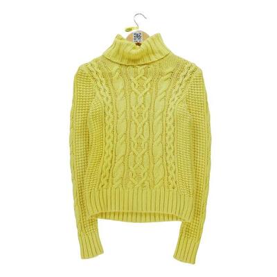 Tweedehands - dames coltrui geel - goede staat