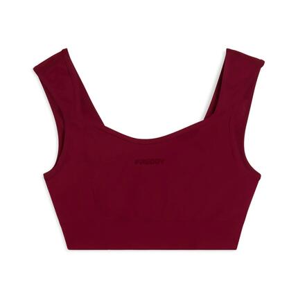 Brassière de sport avec col en forme de cœur, soutien léger