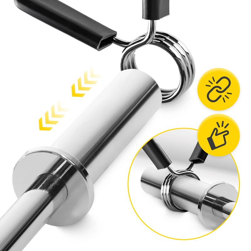 Cleme cu arc pentru bară 30 mm 2 buc.