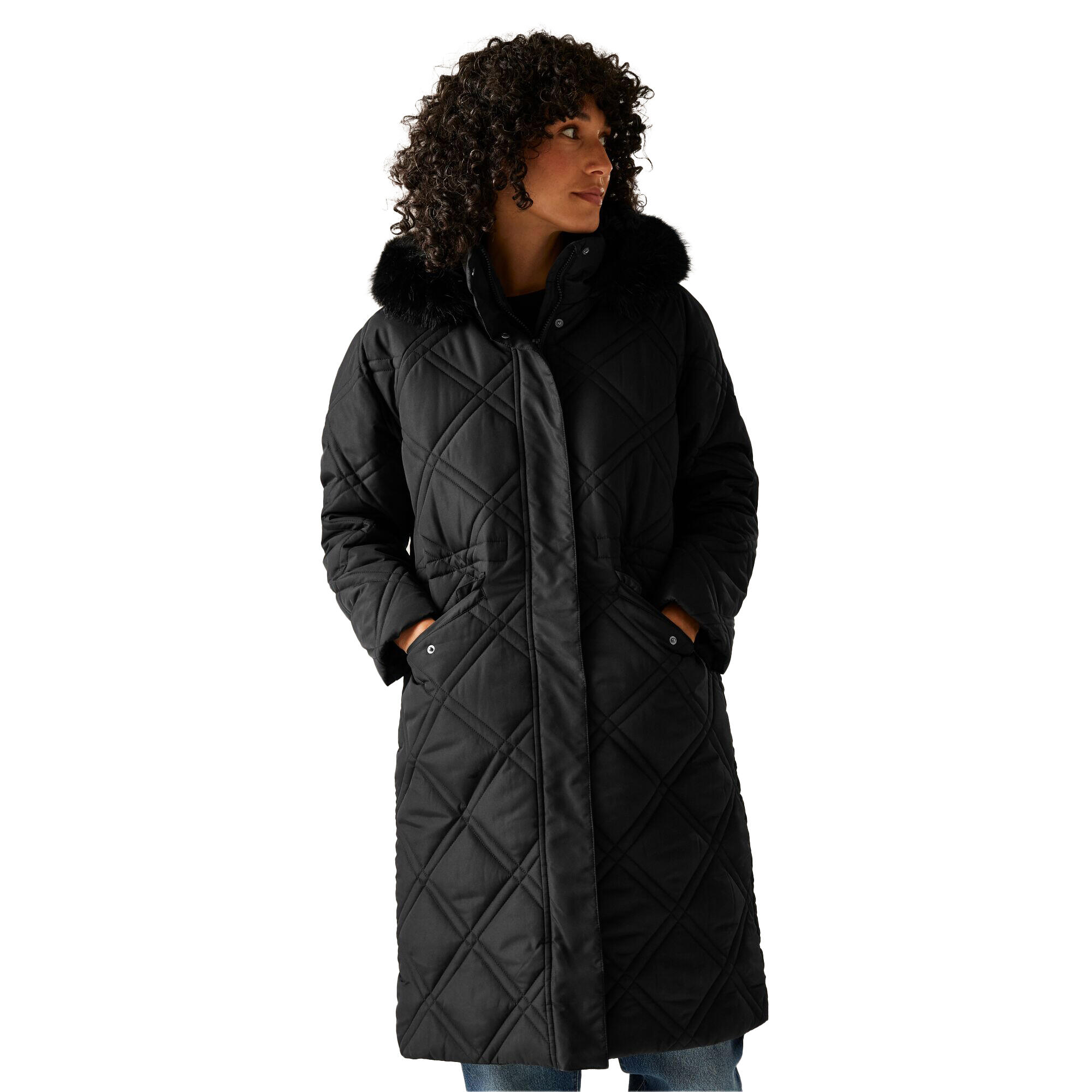Chaqueta Acolchada Freyla para Mujer Negro 4/5