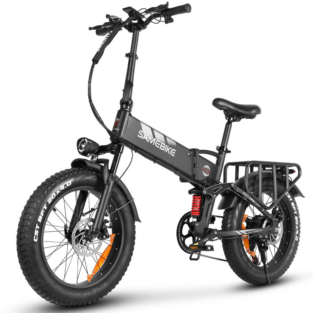 SAMEBIKE RS-A02 Pro Folding Electric Bike 20inch with 48V15AH Battery