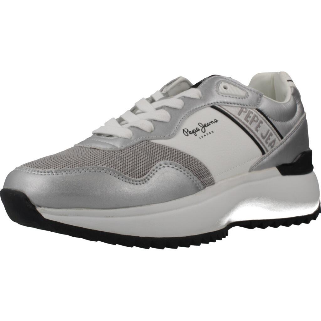 Pepe Jeans - Baskets Pepe Jeans Modèle Kimi Mesh W Couleur Argent - Baskets - Gris - Decathlon