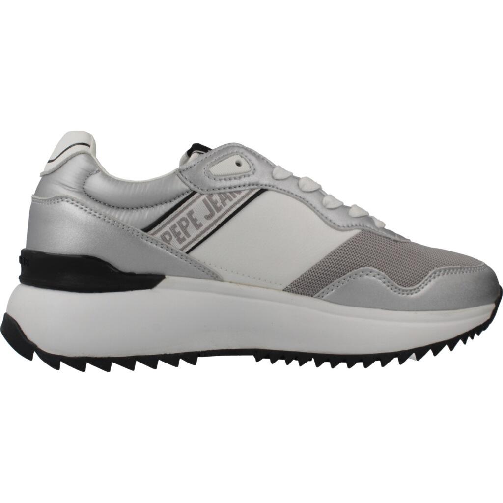 Scarpe Da Ginnastica Pepe Jeans Modello Kimi Mesh W Colore Argentato 4/5