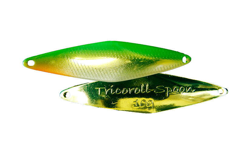 OSCILANTA JACKALL TRICOROLL 6,4CM / 10G FLASH CHARTREUSE