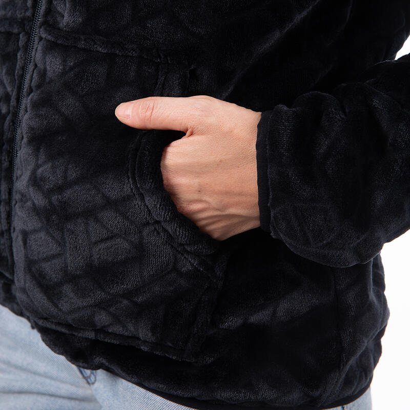 Hanorac cu fermoar din fleece pentru femei Virlo