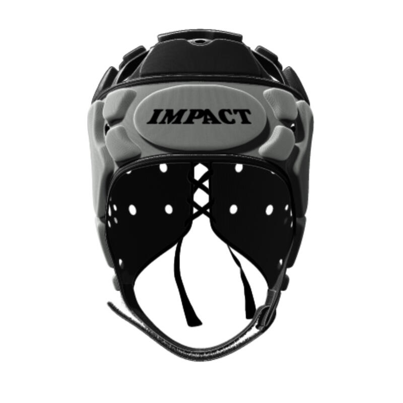 Cască de rugby Impact Brumby gri și negru