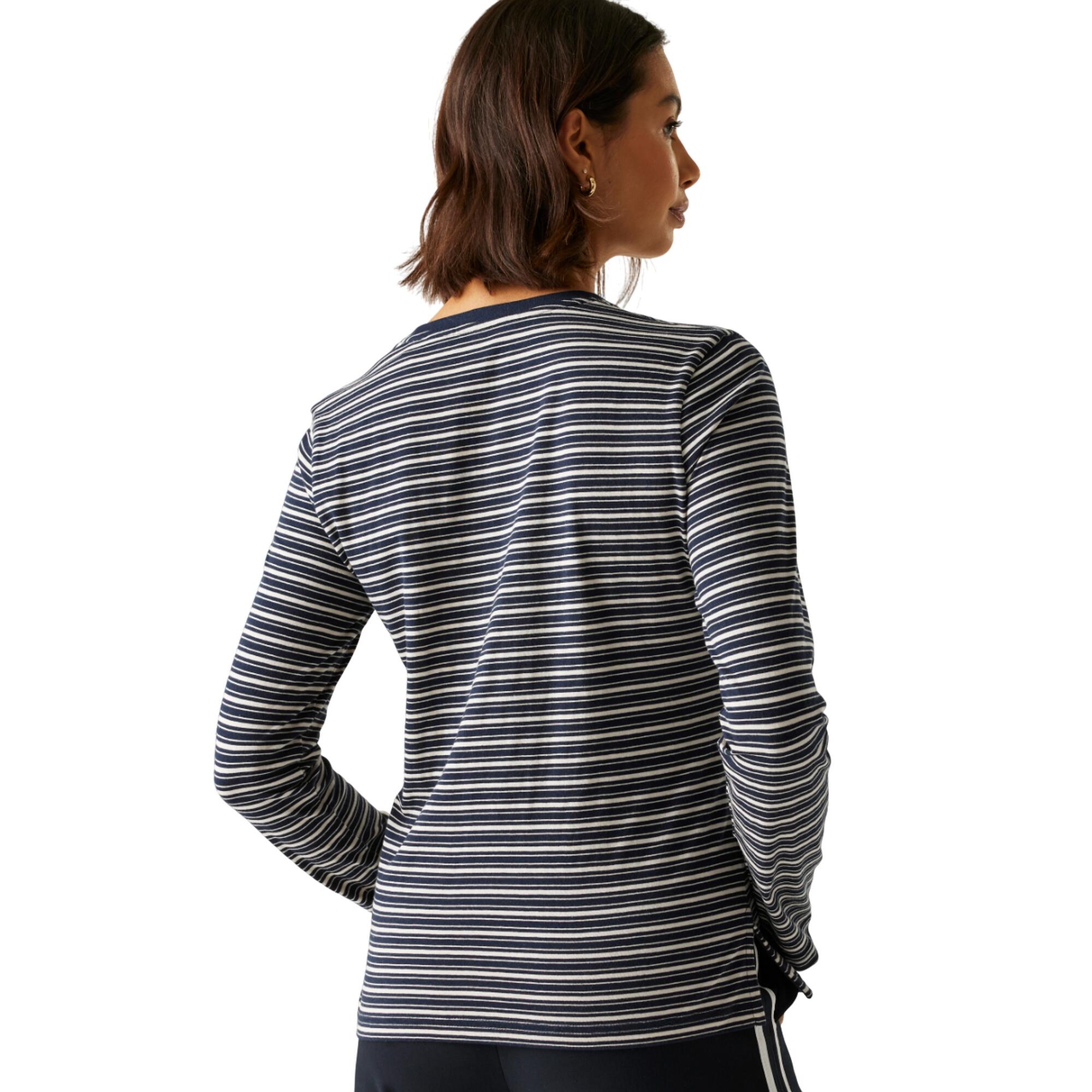 Tshirt Manches Longues Motif/style À Rayures FEDERICA Femme (Bleu Marine / 4/5