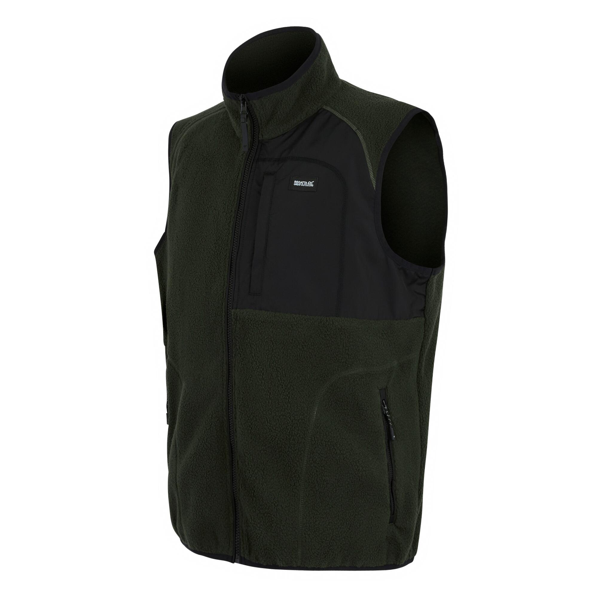 Veste Sans Manches FRANKIE Homme (Kaki Foncé) 3/5