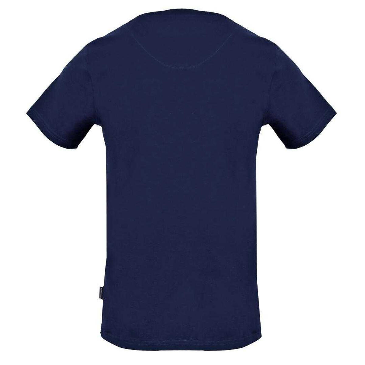 Mens Aldis Stitched Logo TShirt (Navy Blue) 2/2