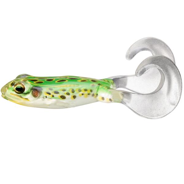 BROASCA LIVE TARGET FREESTYLE FROG 9CM 512 FLORO GREEN/YELLOW, 2 BUC / PLIC