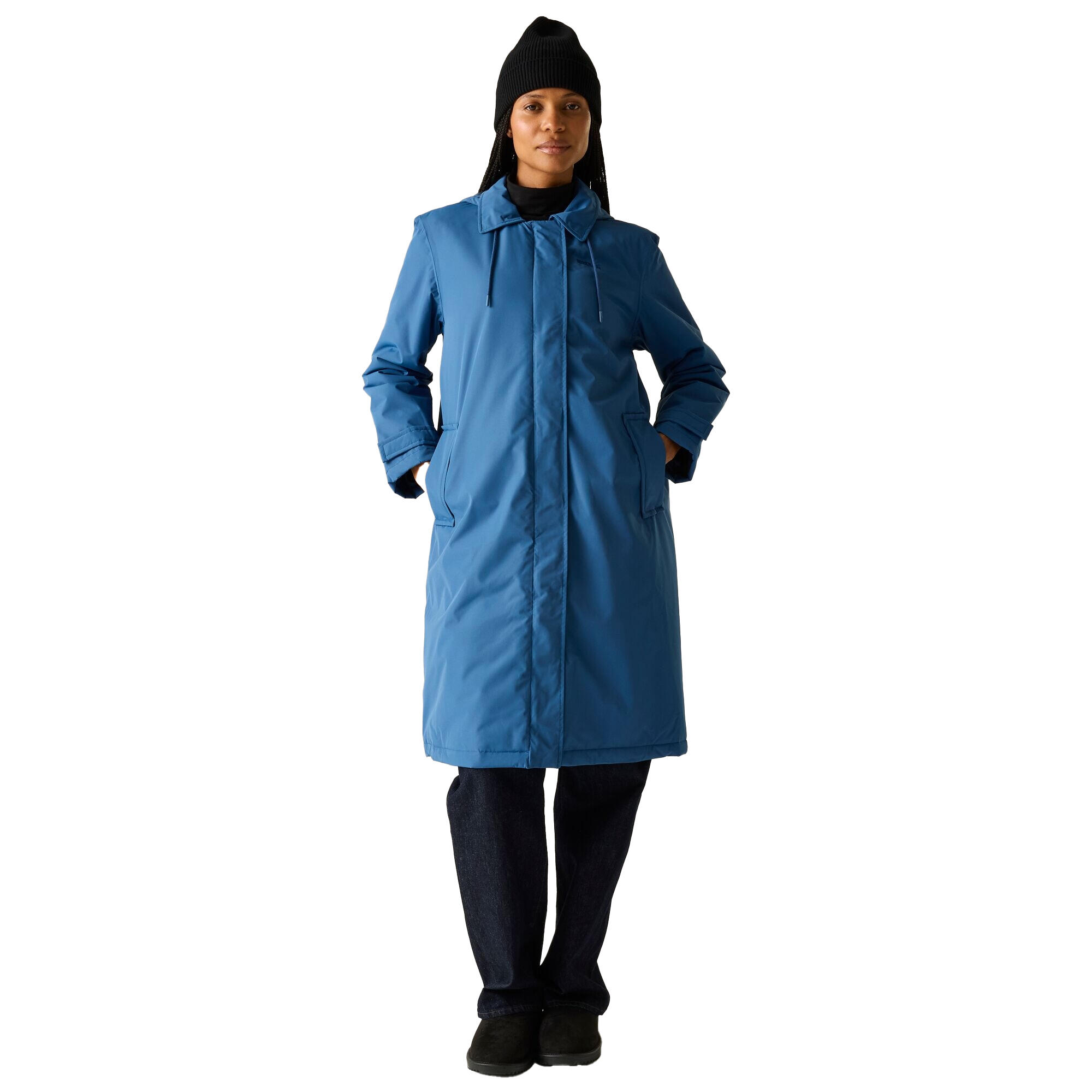 Chaqueta Impermeable Orla Kiely Mac para Mujer Vaquero Dusty, Vaquero Dusty 4/5