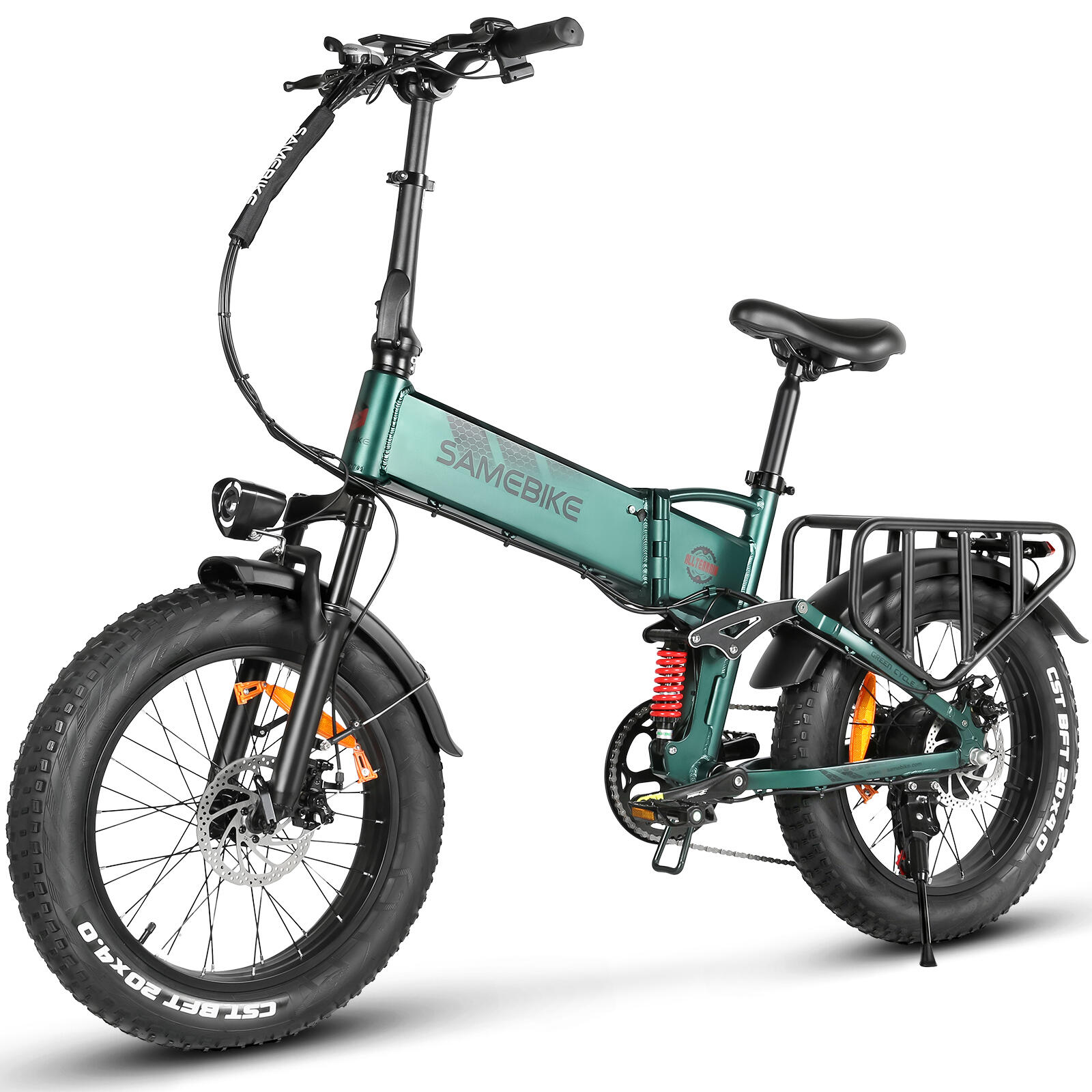 SAMEBIKE RS-A02 Pro Bicicletă electrică de 20 de inci cu baterie de 48V 15Ah