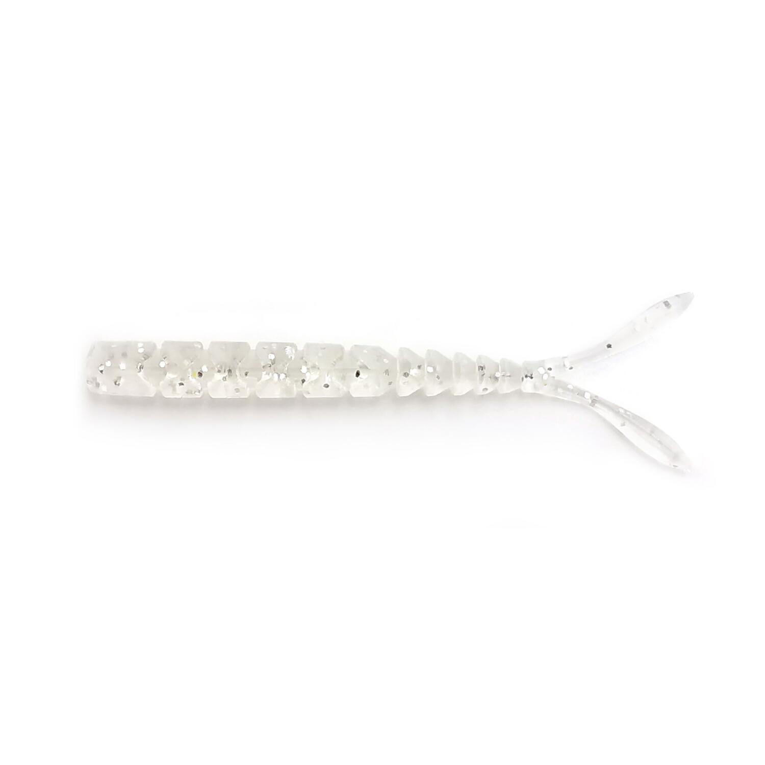 GRUB MUSTAD AJI MICRO PILO 5 CM CLEAR SILVER GLITTER, 15 BUC / PLIC
