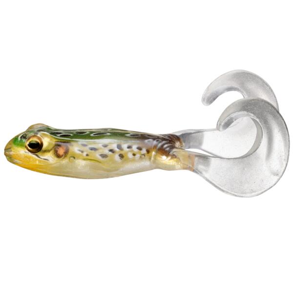 BROASCA LIVE TARGET FREESTYLE FROG 7,5CM 514 FLORO EMERALD/BROWN, 2 BUC / PLIC