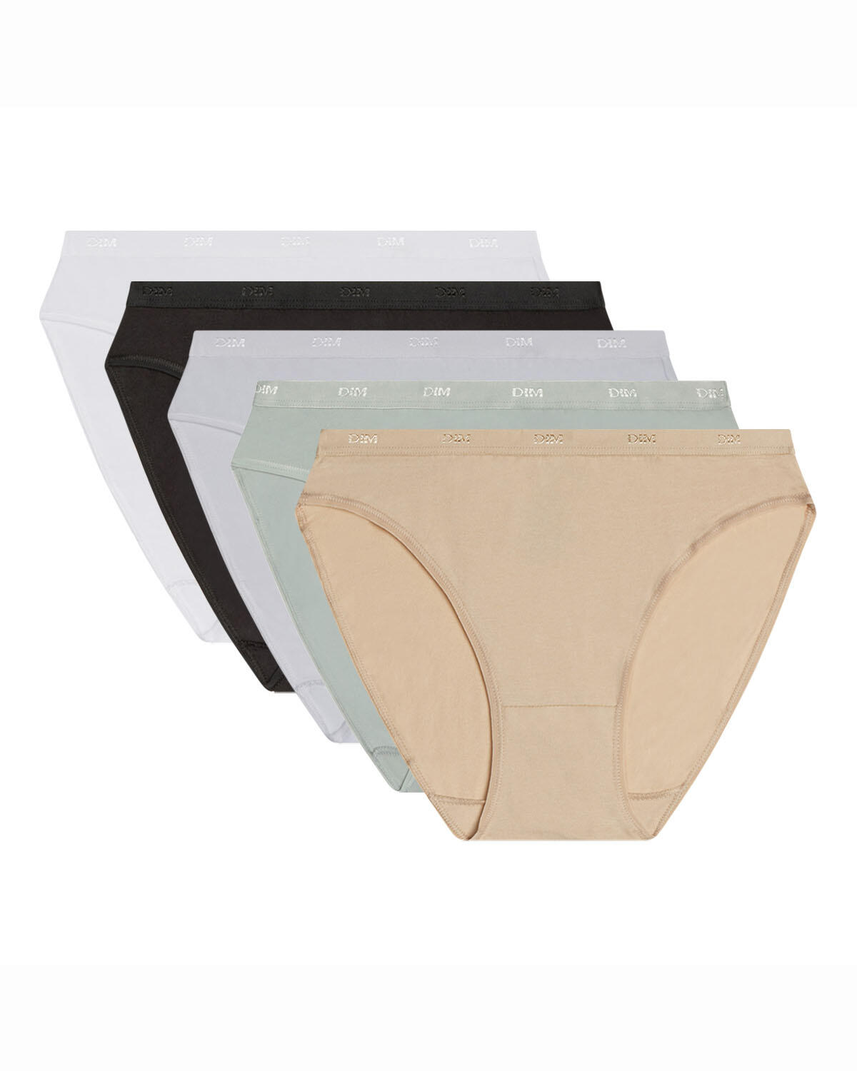 Lot de 5 Slips Coton Femme Les Pockets 4/7
