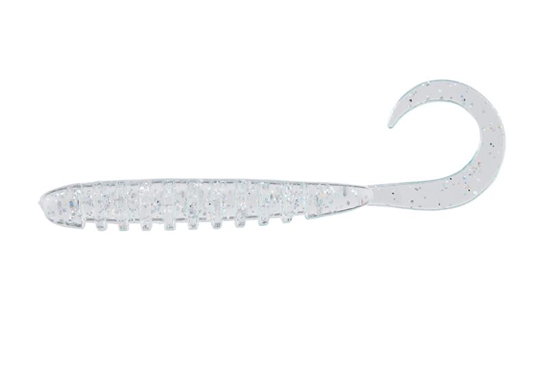 VIERME JACKALL TIDE CURLY 2 INCH CLEAR HL FLAKE 8 BUC / PLIC