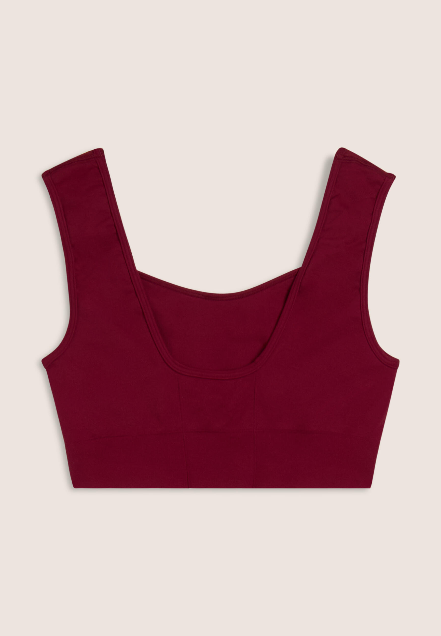 Top sportivo seamless con scollo a cuore e supporto leggero 2/3