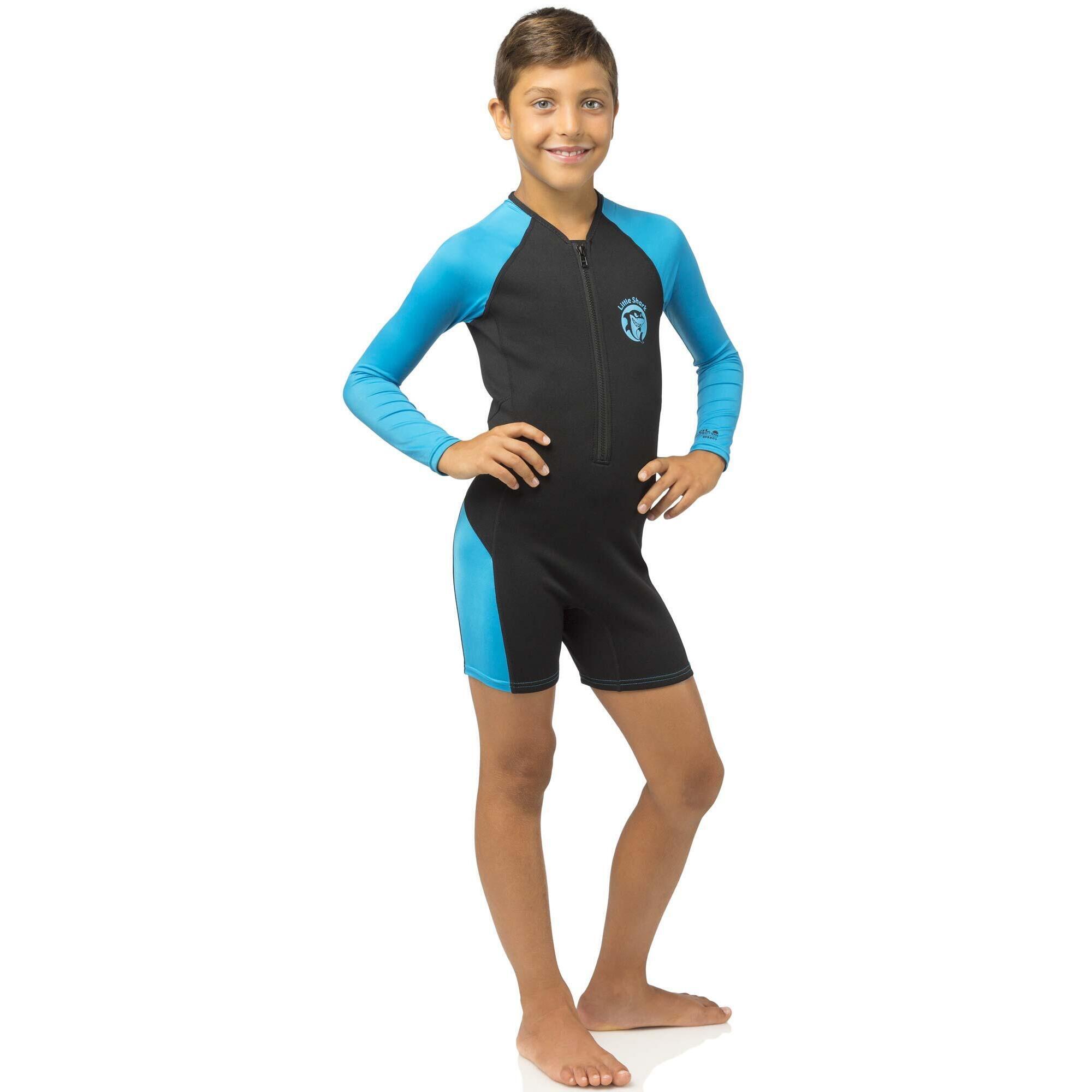 Pianka neoprenowa z długim rękawem Cressi Little Shark Shorty Jr Blue 9/10