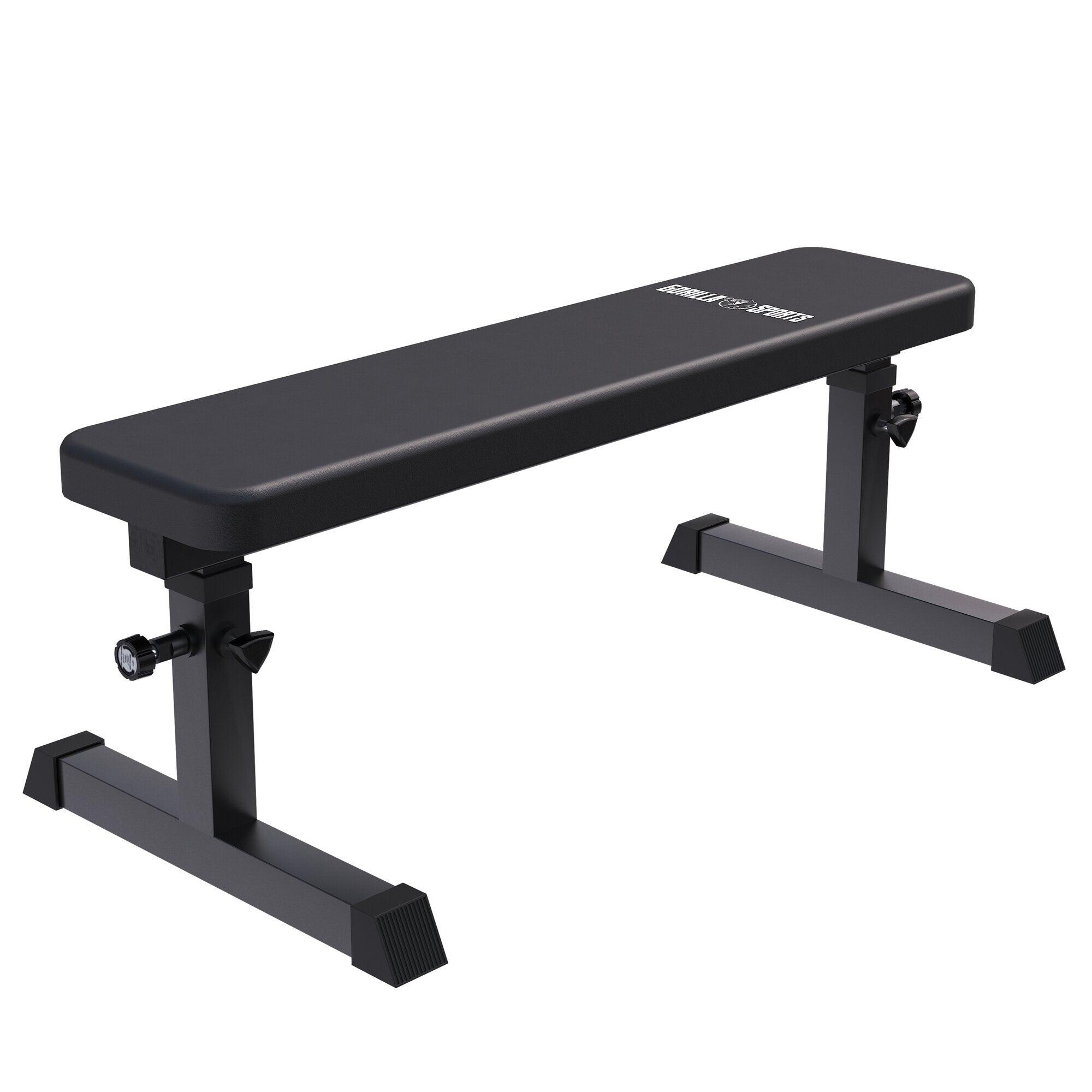 Gorilla Sports - Banc De Musculation Réglable - Banc - Noir - Taille Unique - Decathlon