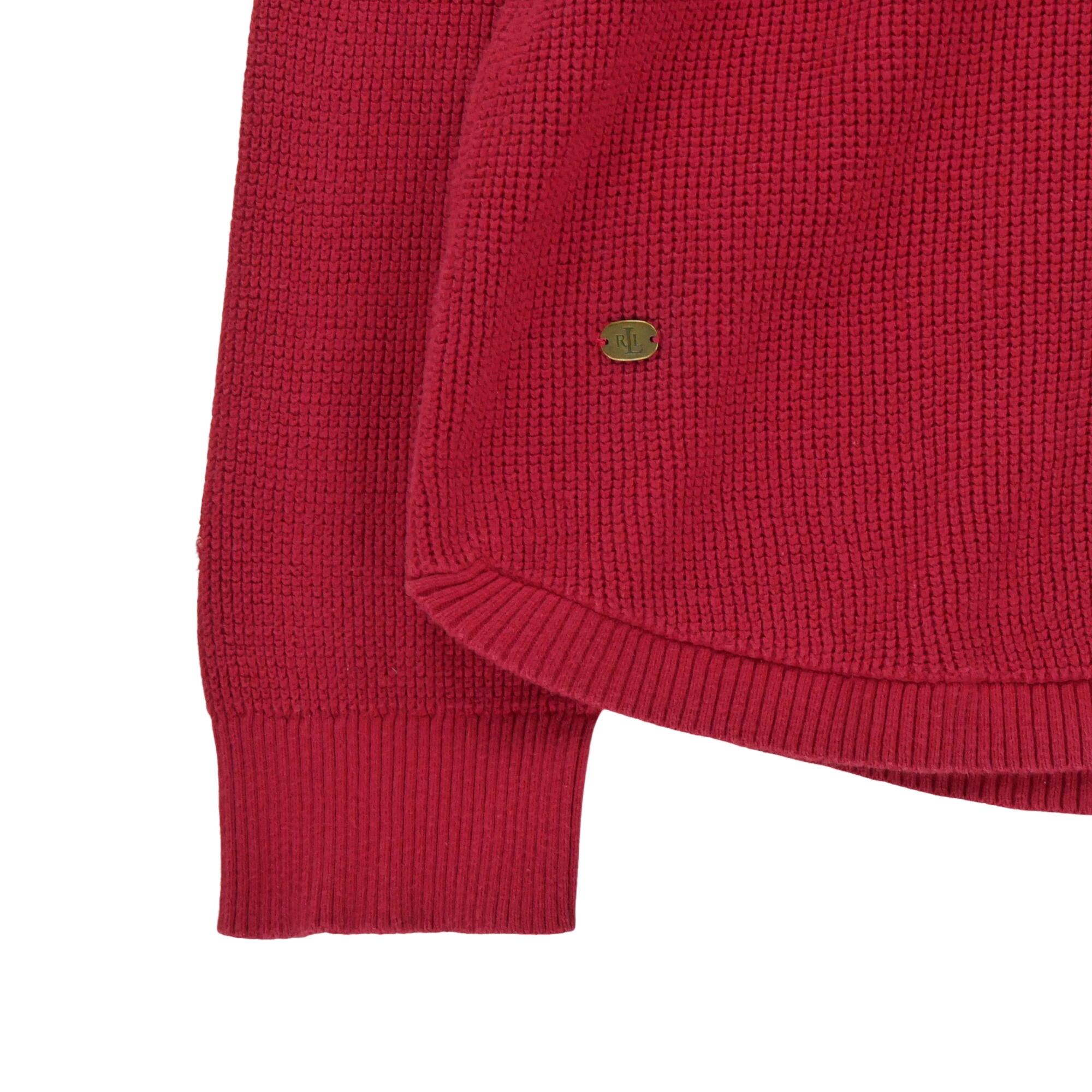 Reconditionné - Pull Femme Rouge - Très Bon État 3/5
