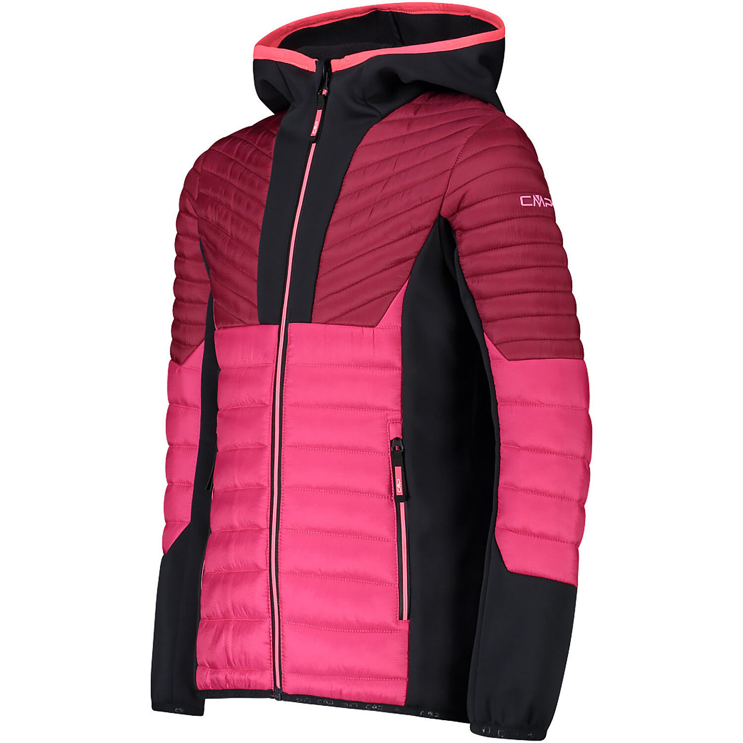 Mädchen Hybrid-Daunenjacke mit Kapuze CMP 3/3