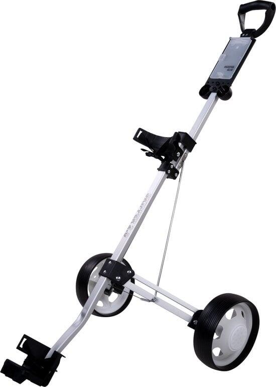 Skipper Golftrolley 2 wielen - Aluminium - Wit - Inklapbaar 3/3