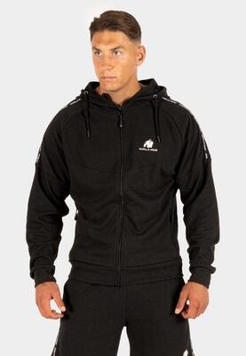 Harvey hooded track jacket - zwart