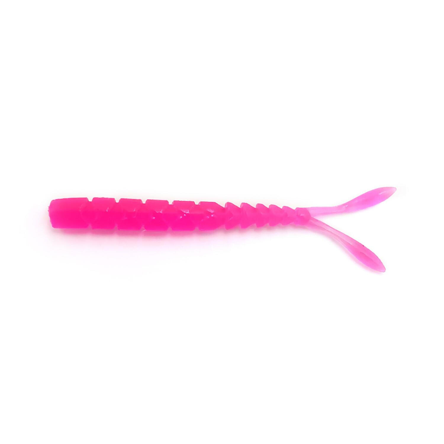 GRUB MUSTAD AJI MICRO PILO 5 CM UV CLEAR PINK, 15 BUC / PLIC