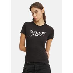 T-shirt donna tommy hilfiger nero